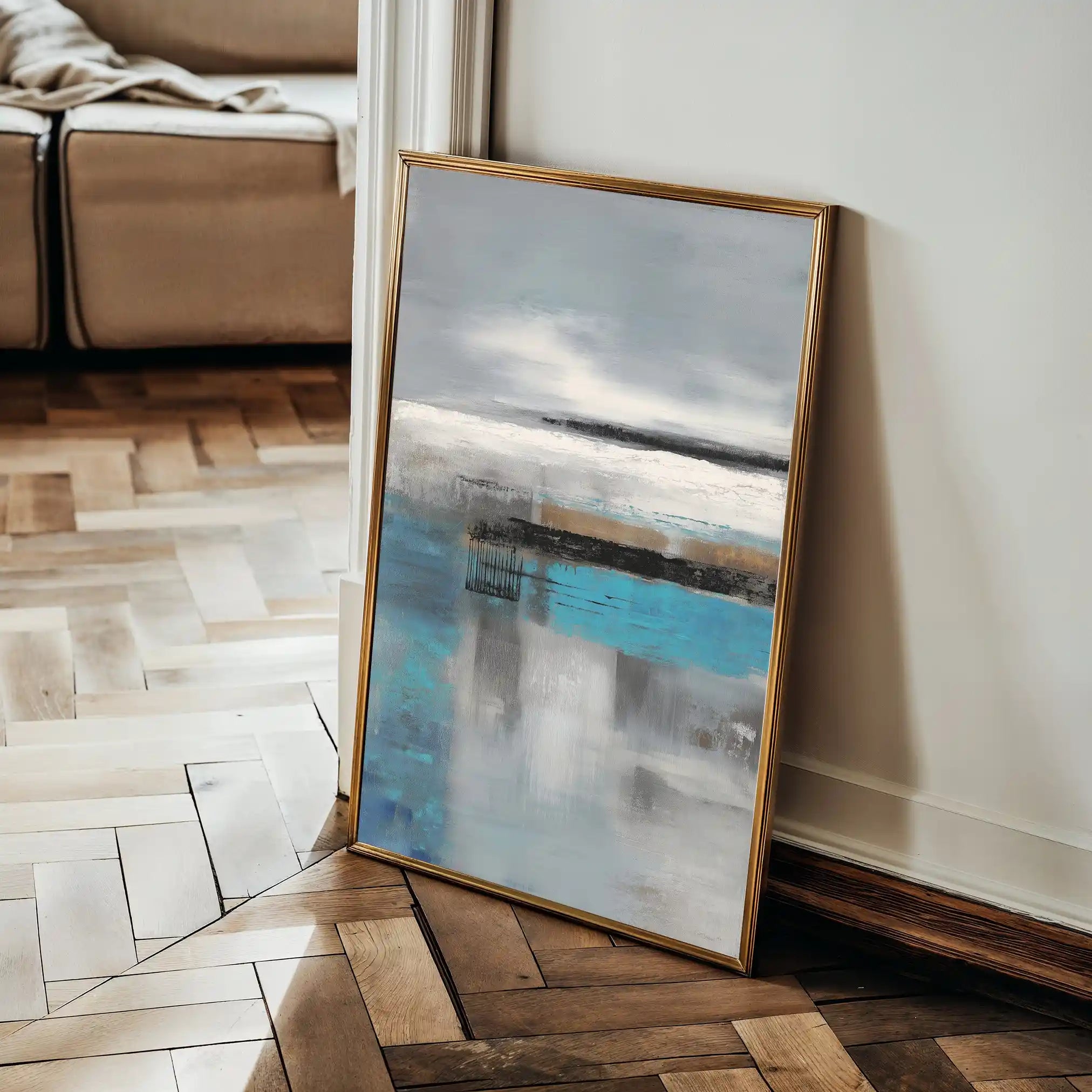 Abstract 1837 Canvas Art 60 x 40 cm / Stretched on hidden frame