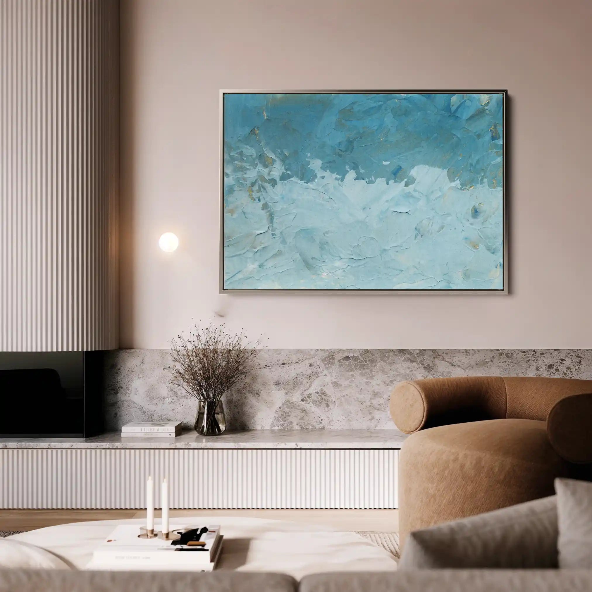 Abstract 184 Canvas Art 60 x 40 cm / Stretched on hidden frame