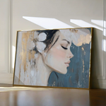Portrait 184 Canvas Art 90 x 60 cm / Stretched on hidden frame