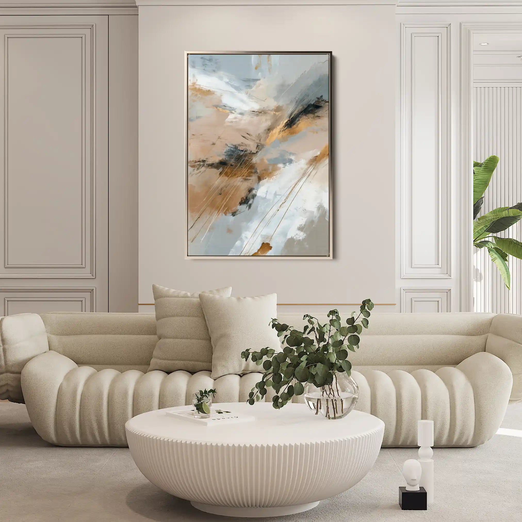 Abstract 1840 Canvas Art 60 x 40 cm / Stretched on hidden frame