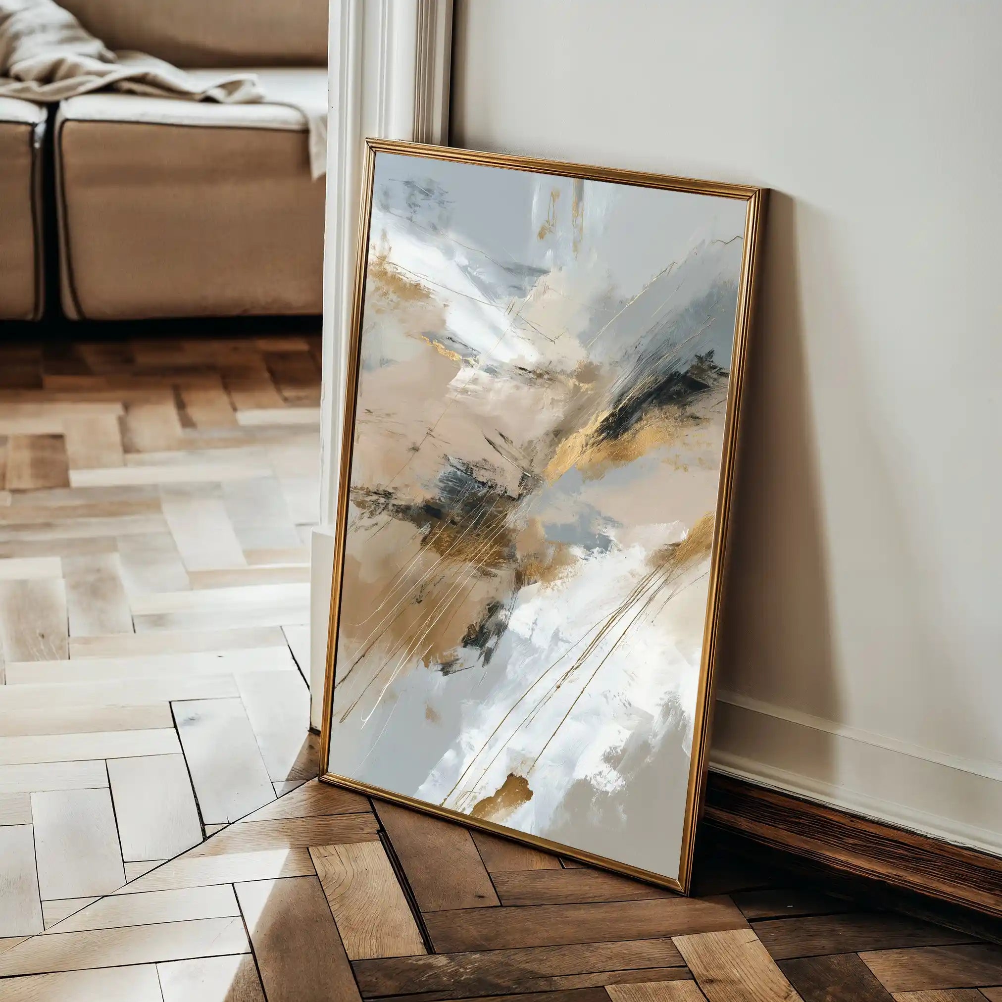 Abstract 1840 Canvas Art 60 x 40 cm / Stretched on hidden frame