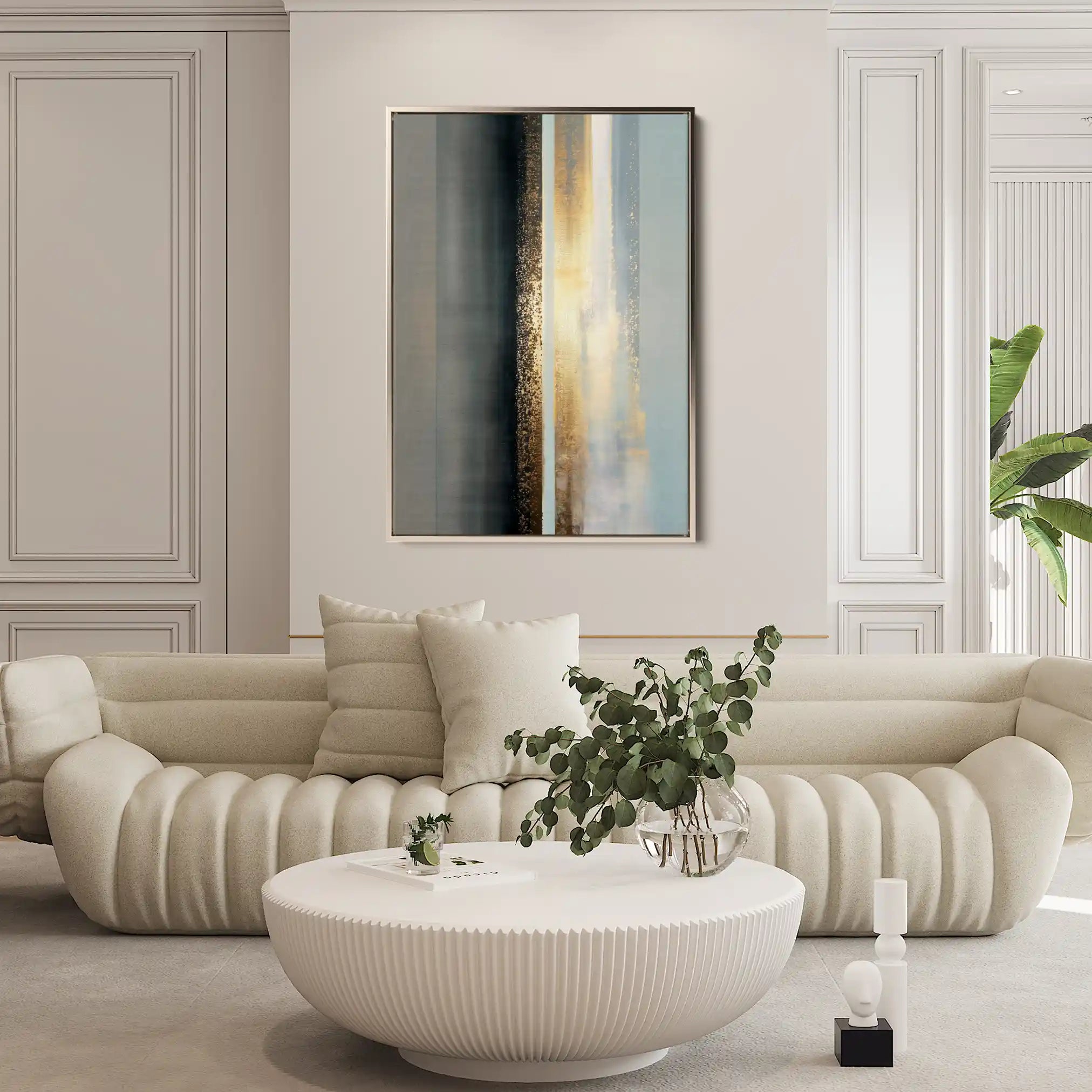 Abstract 1843 Canvas Art 60 x 40 cm / Stretched on hidden frame