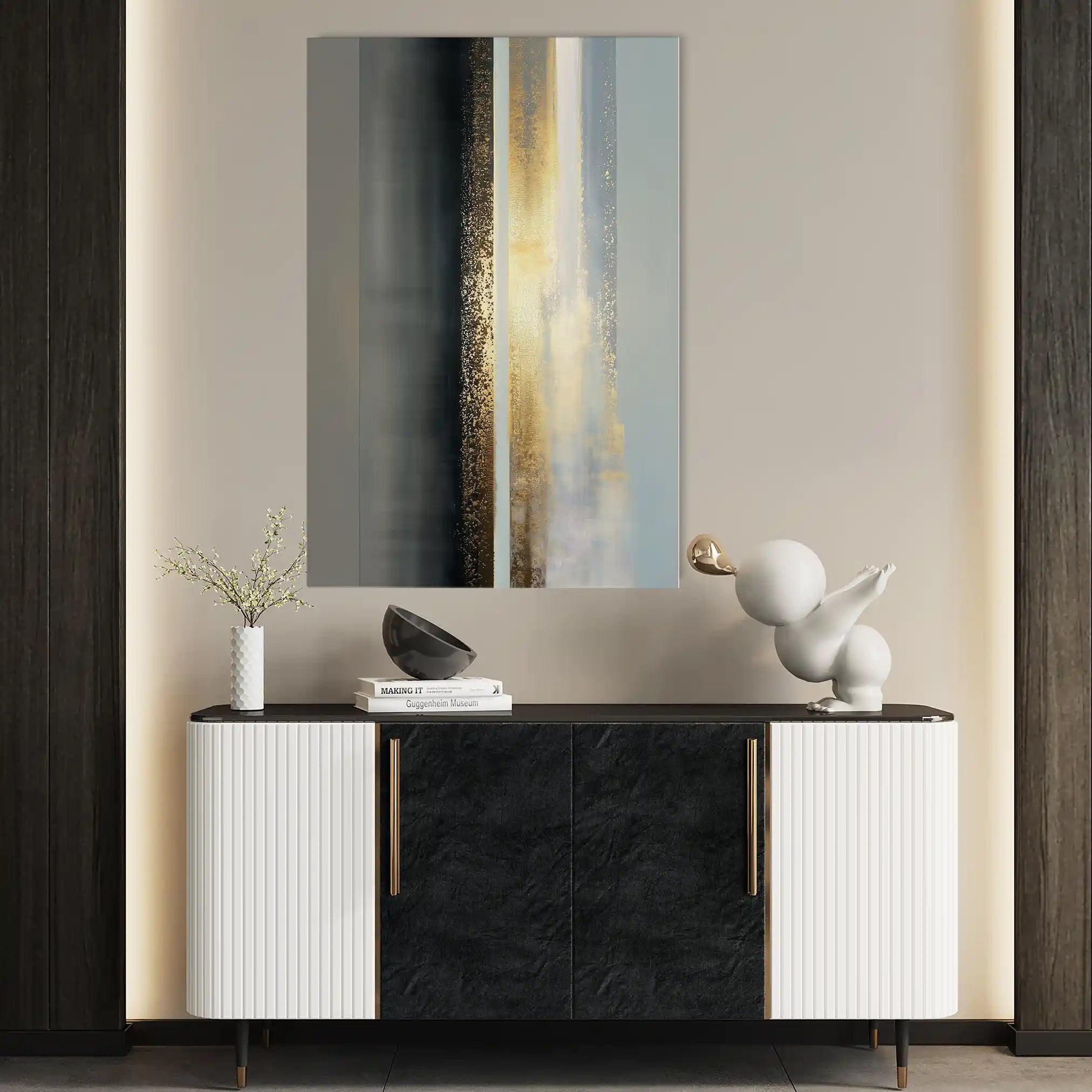 Abstract 1843 Canvas Art 60 x 40 cm / Stretched on hidden frame