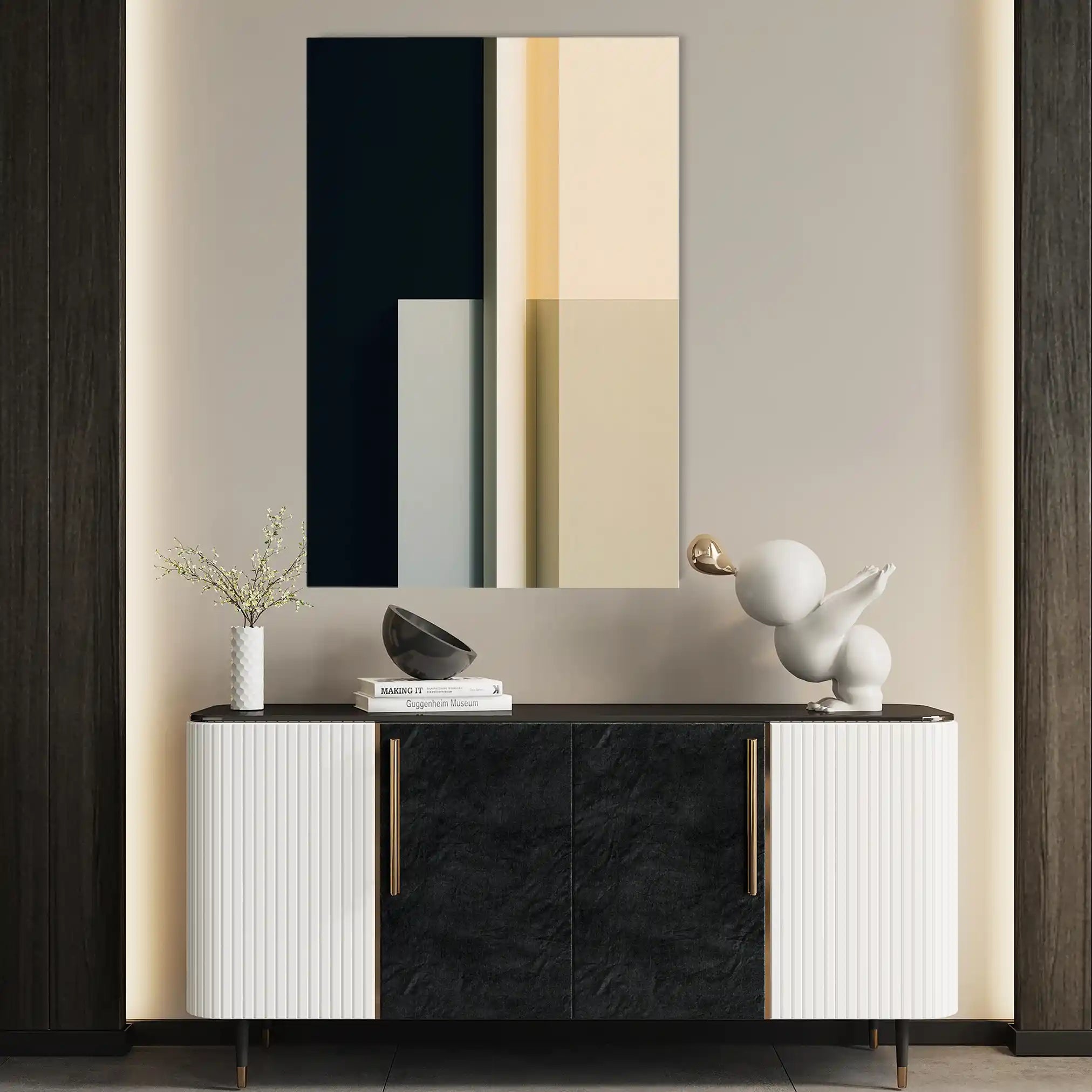 Abstract 1847 Canvas Art 60 x 40 cm / Stretched on hidden frame