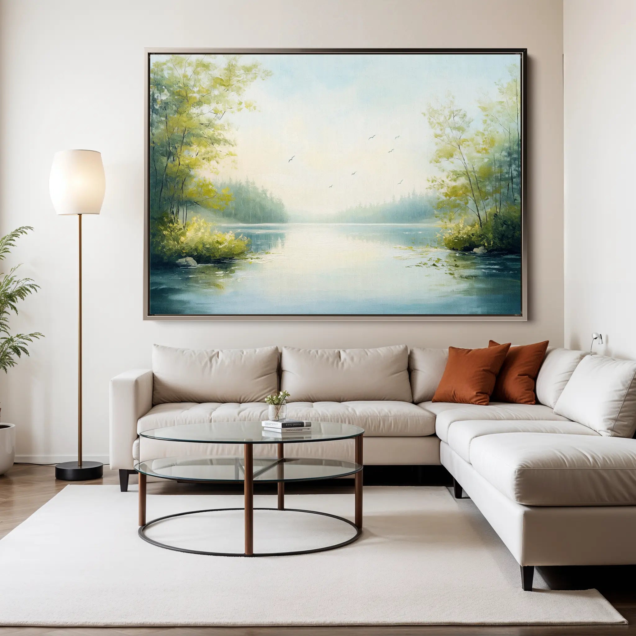 Landscape Canvas Wall Art WAD185-L 90 x 60 cm / Stretched on hidden frame