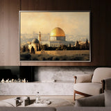 Palestine 185 Canvas Art 60 x 40 cm / Stretched on hidden frame