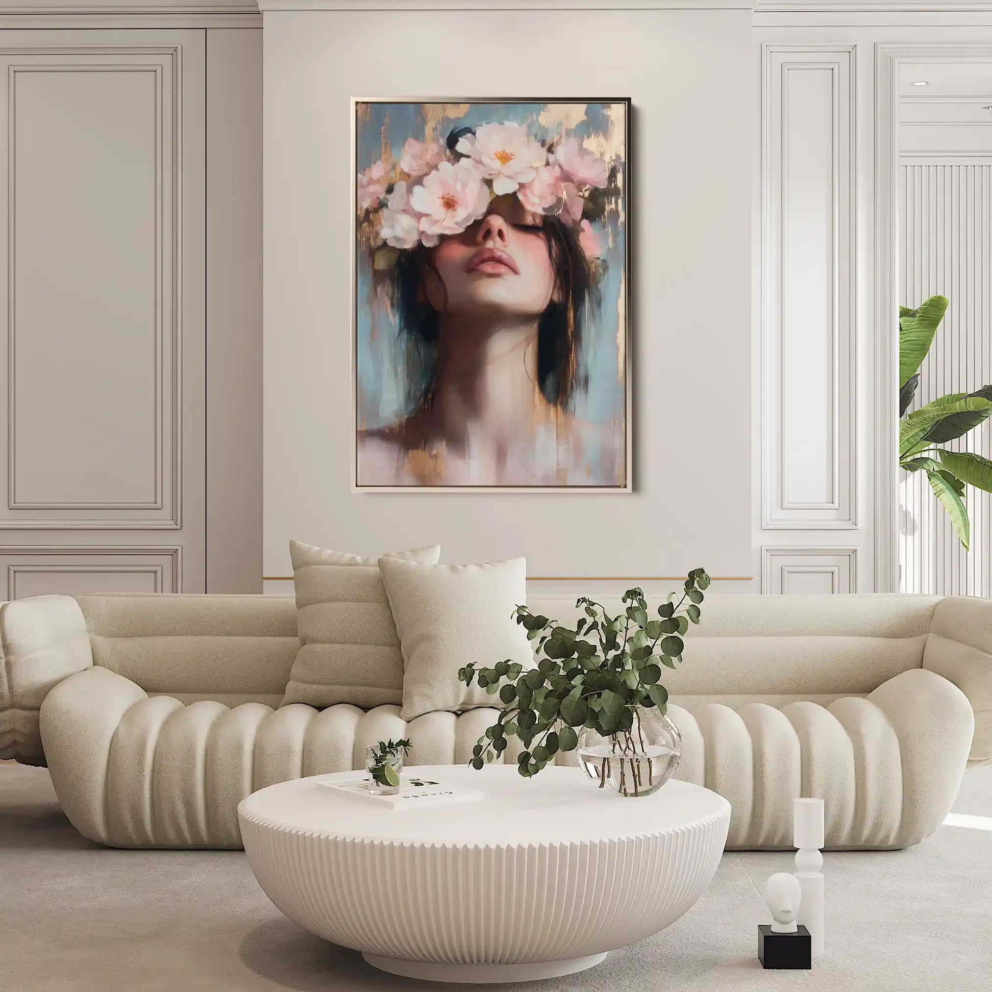 Portrait 185 Canvas Art 90 x 60 cm / Stretched on hidden frame