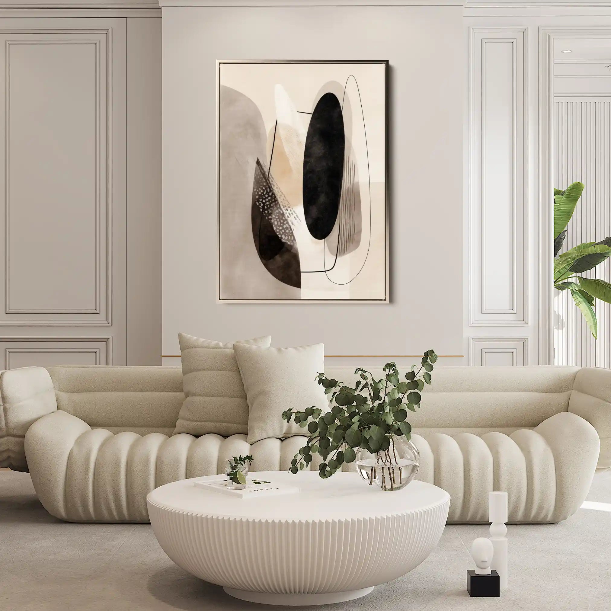 Abstract 1855 Canvas Art 60 x 40 cm / Stretched on hidden frame
