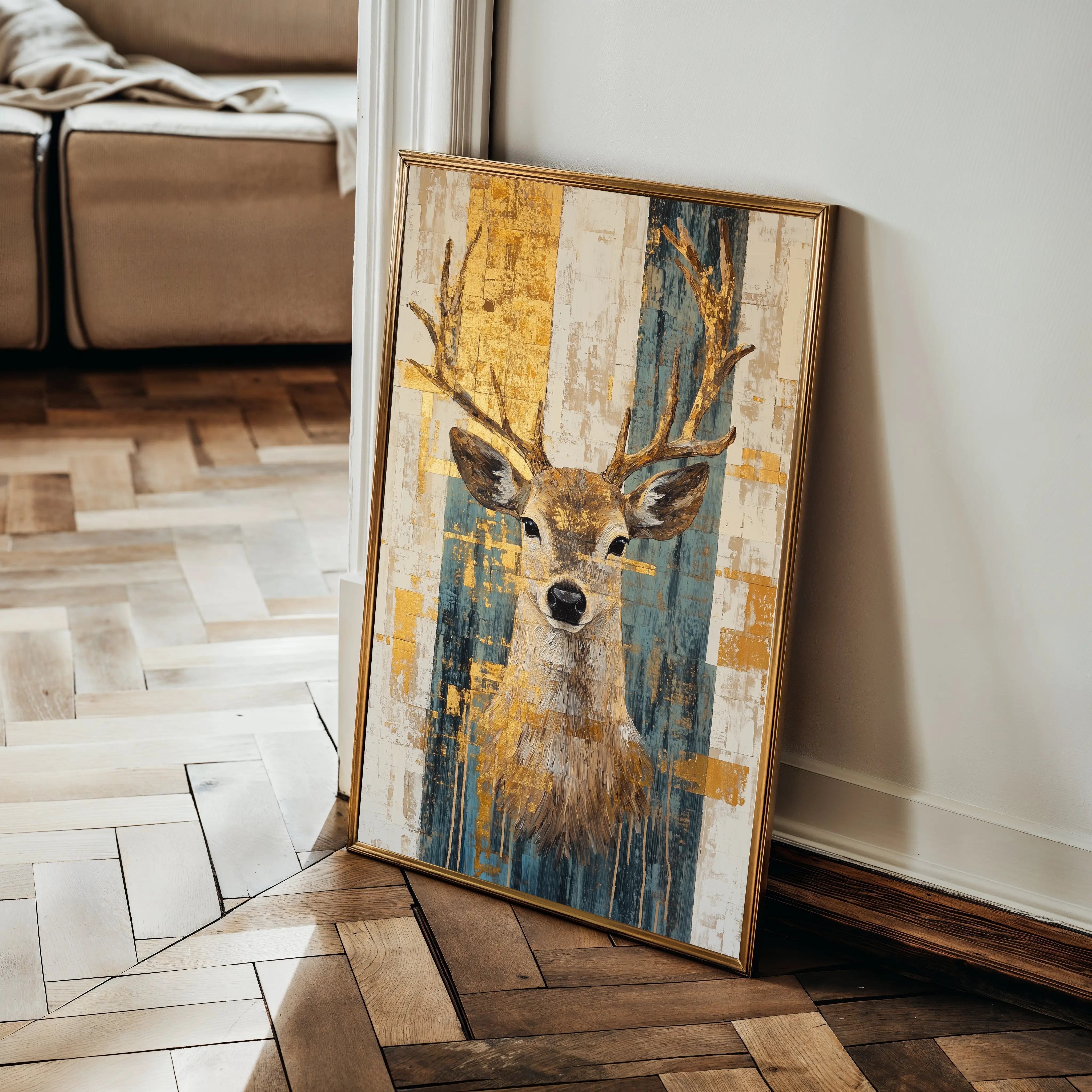Animals Canvas Wall Art WAD186-AN 90 x 60 cm / Stretched on hidden frame