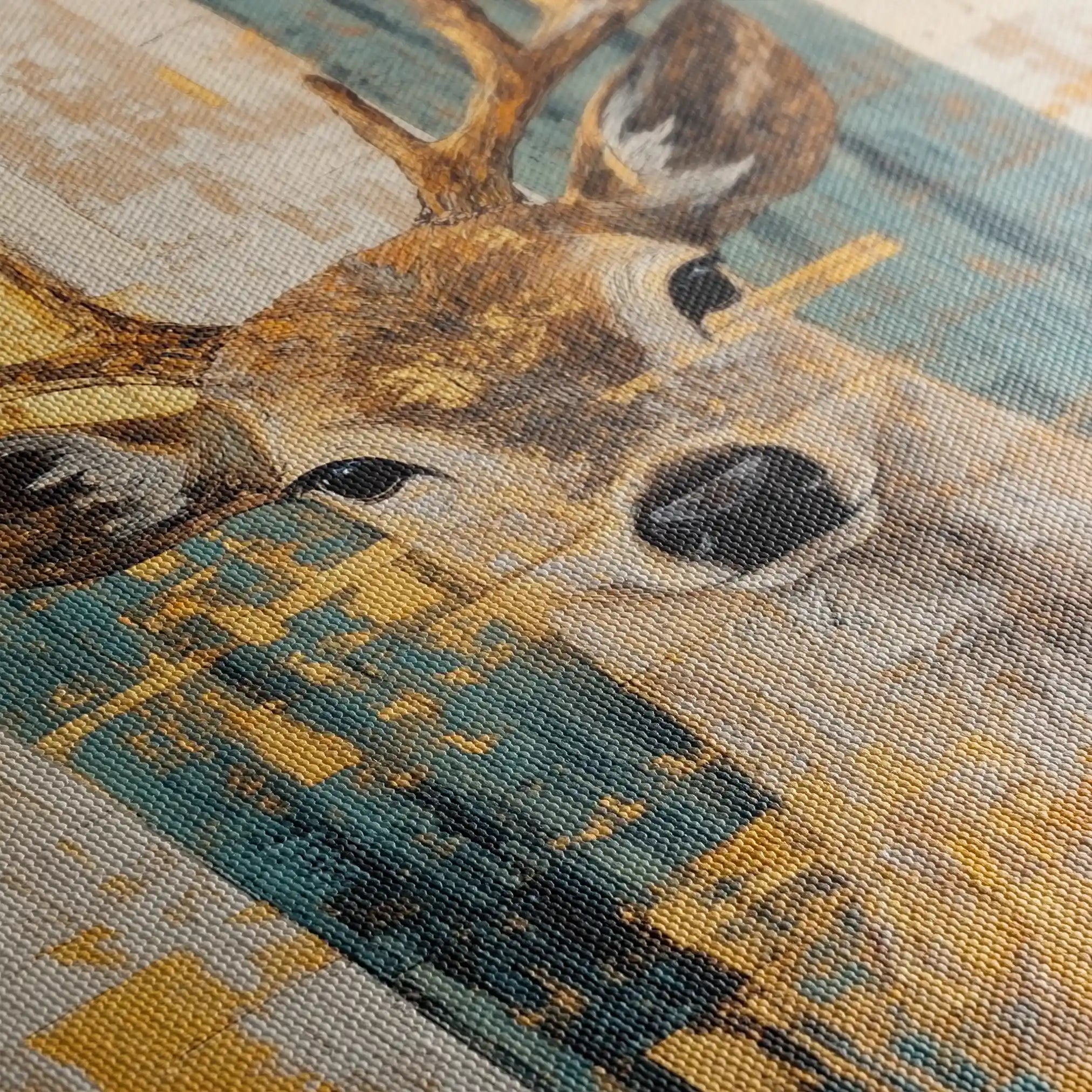 Animals 186 Canvas Art 90 x 60 cm / Stretched on hidden frame