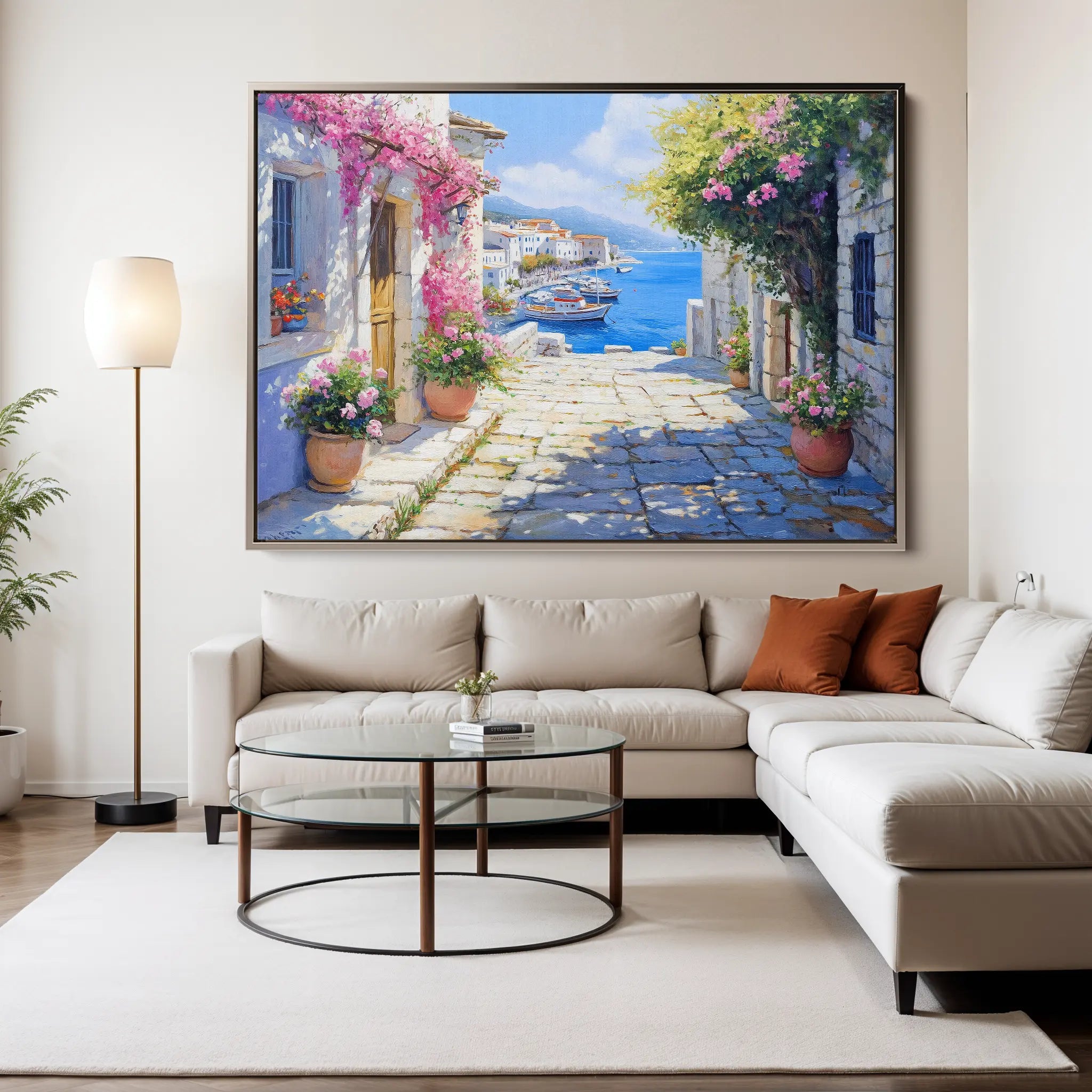 Landscape Canvas Wall Art WAD186-L 90 x 60 cm / Stretched on hidden frame