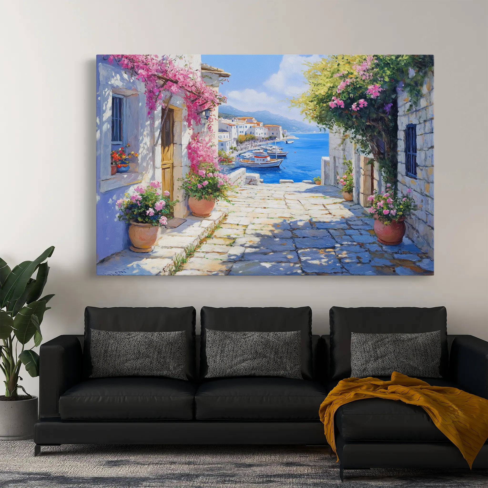 Landscape Canvas Wall Art WAD186-L 90 x 60 cm / Stretched on hidden frame