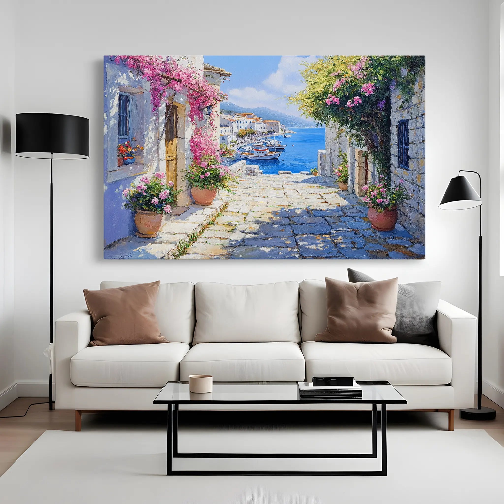 Landscape Canvas Wall Art WAD186-L 90 x 60 cm / Stretched on hidden frame