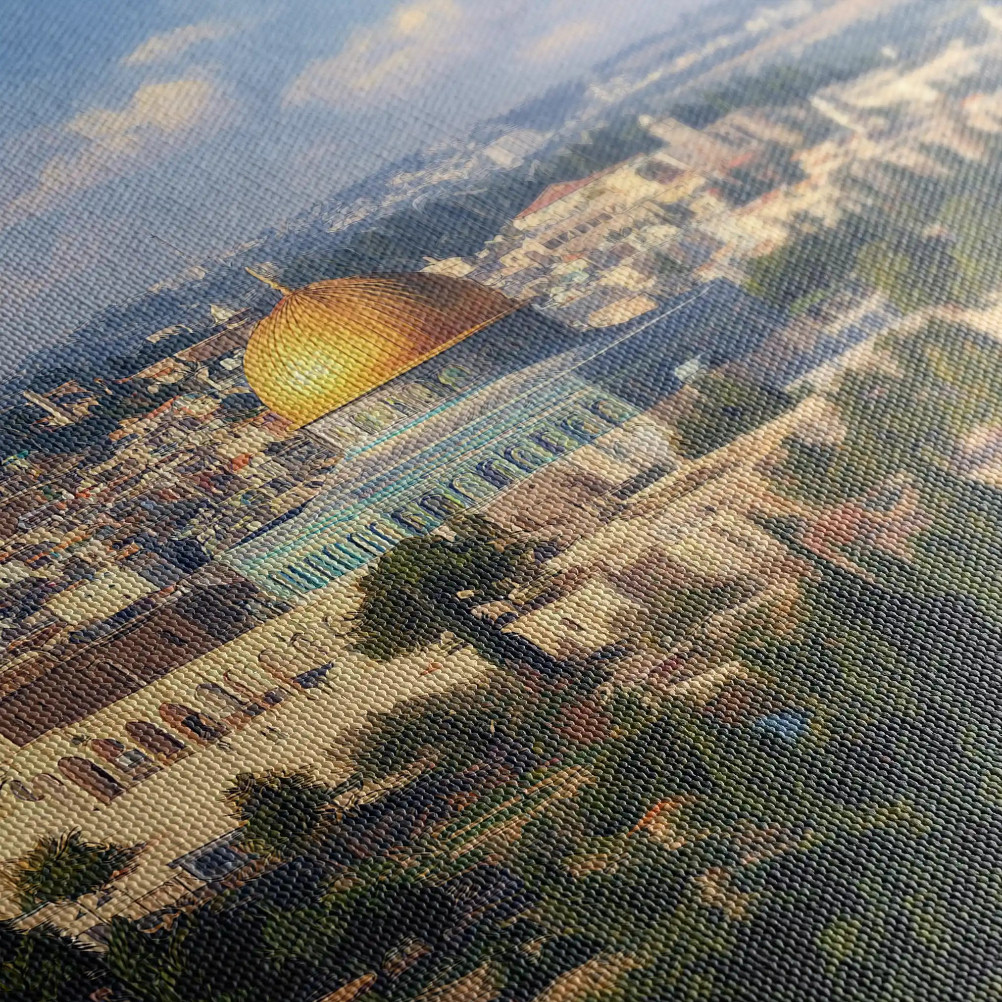Palestine 186 Canvas Art 60 x 40 cm / Stretched on hidden frame