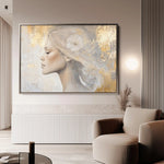 Portrait 186 Canvas Art 90 x 60 cm / Stretched on hidden frame