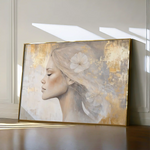 Portrait 186 Canvas Art 90 x 60 cm / Stretched on hidden frame