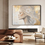 Portrait 186 Canvas Art 90 x 60 cm / Stretched on hidden frame