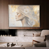 Portrait 186 Canvas Art 90 x 60 cm / Stretched on hidden frame