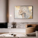 Portrait 186 Canvas Art 90 x 60 cm / Stretched on hidden frame