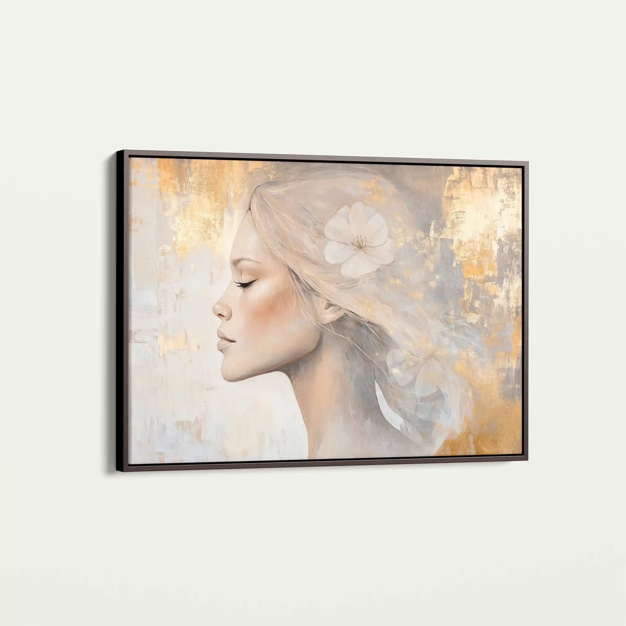 Portrait 186 Canvas Art 90 x 60 cm / Stretched on hidden frame