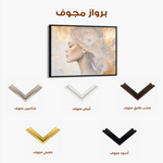 Portrait 186 Canvas Art 90 x 60 cm / Stretched on hidden frame