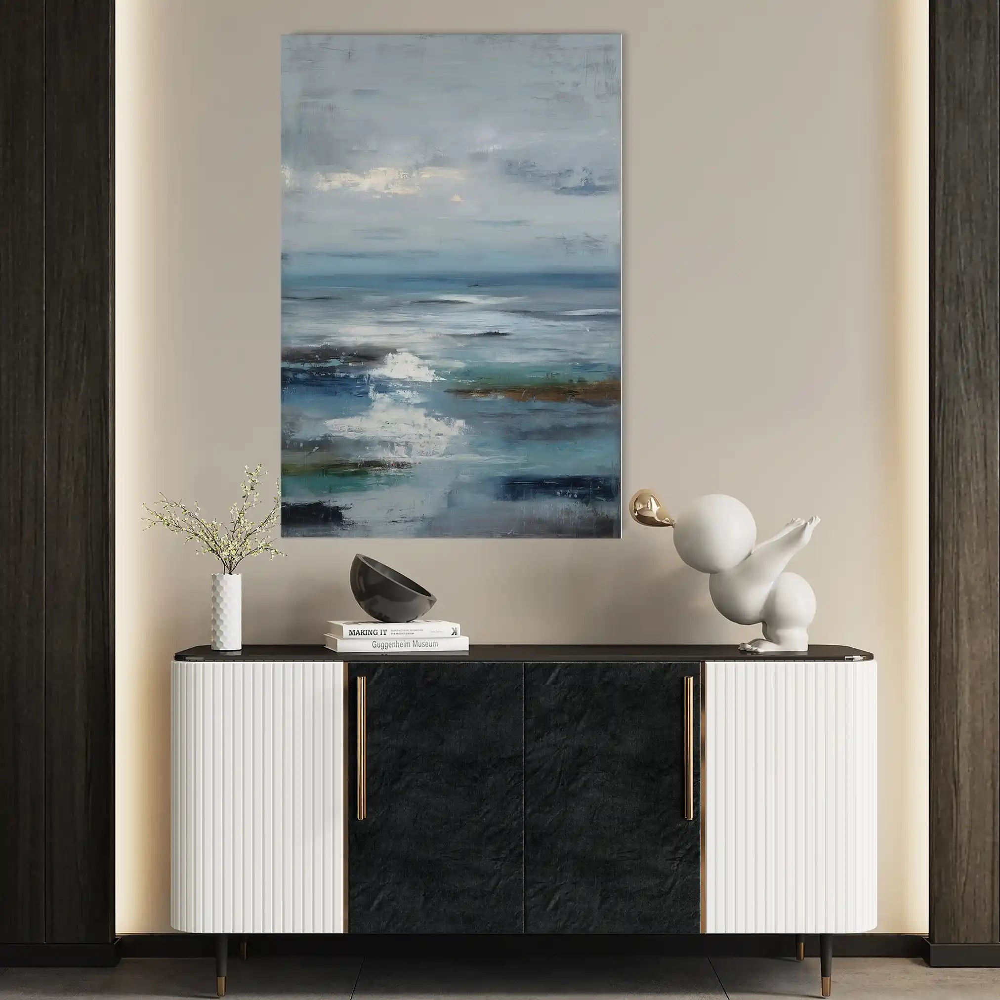 Abstract 1861 Canvas Art 60 x 40 cm / Stretched on hidden frame