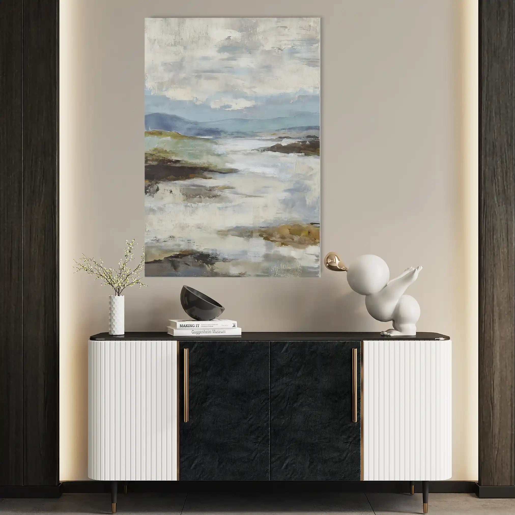 Abstract 1862 Canvas Art 60 x 40 cm / Stretched on hidden frame