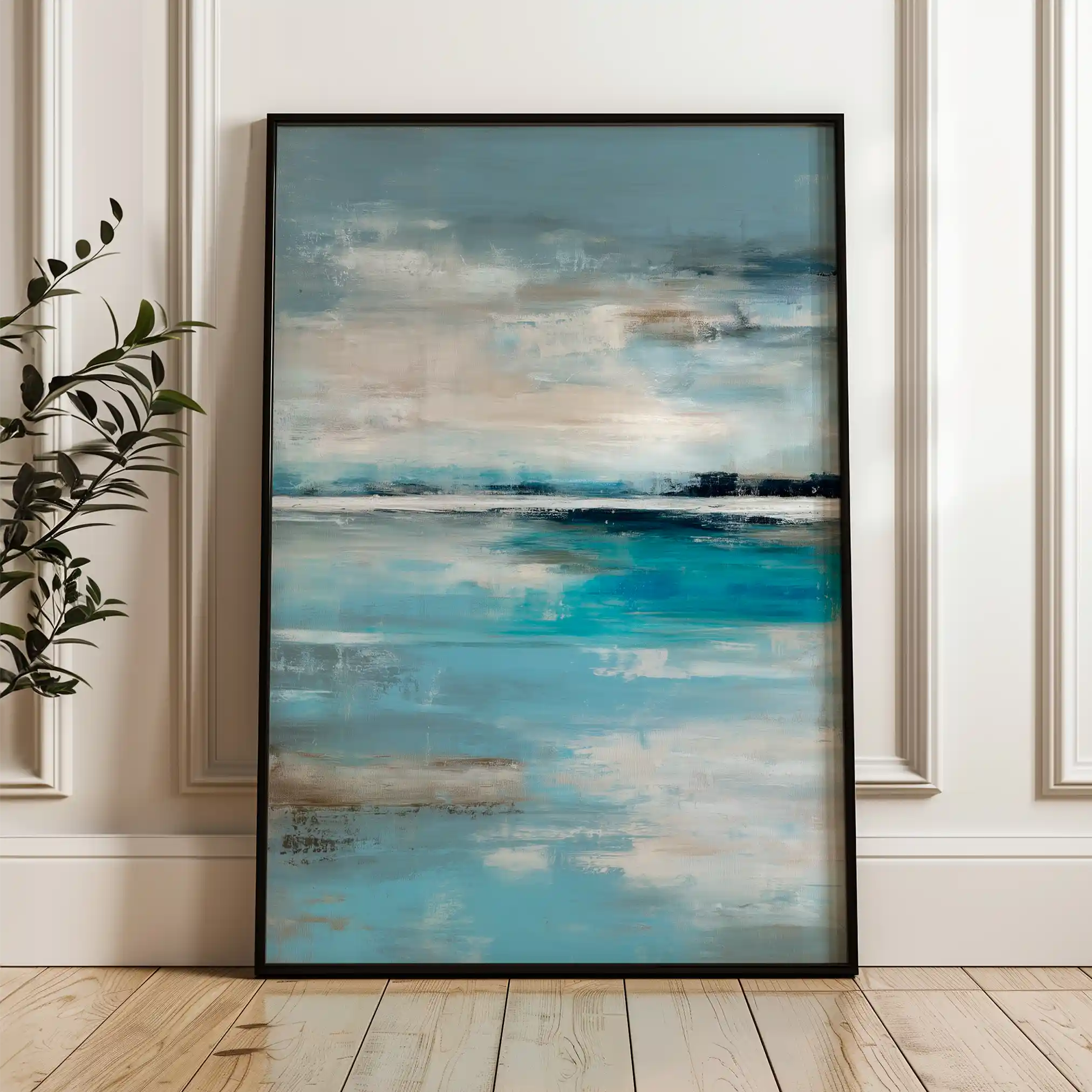 Abstract 1863 Canvas Art 60 x 40 cm / Stretched on hidden frame