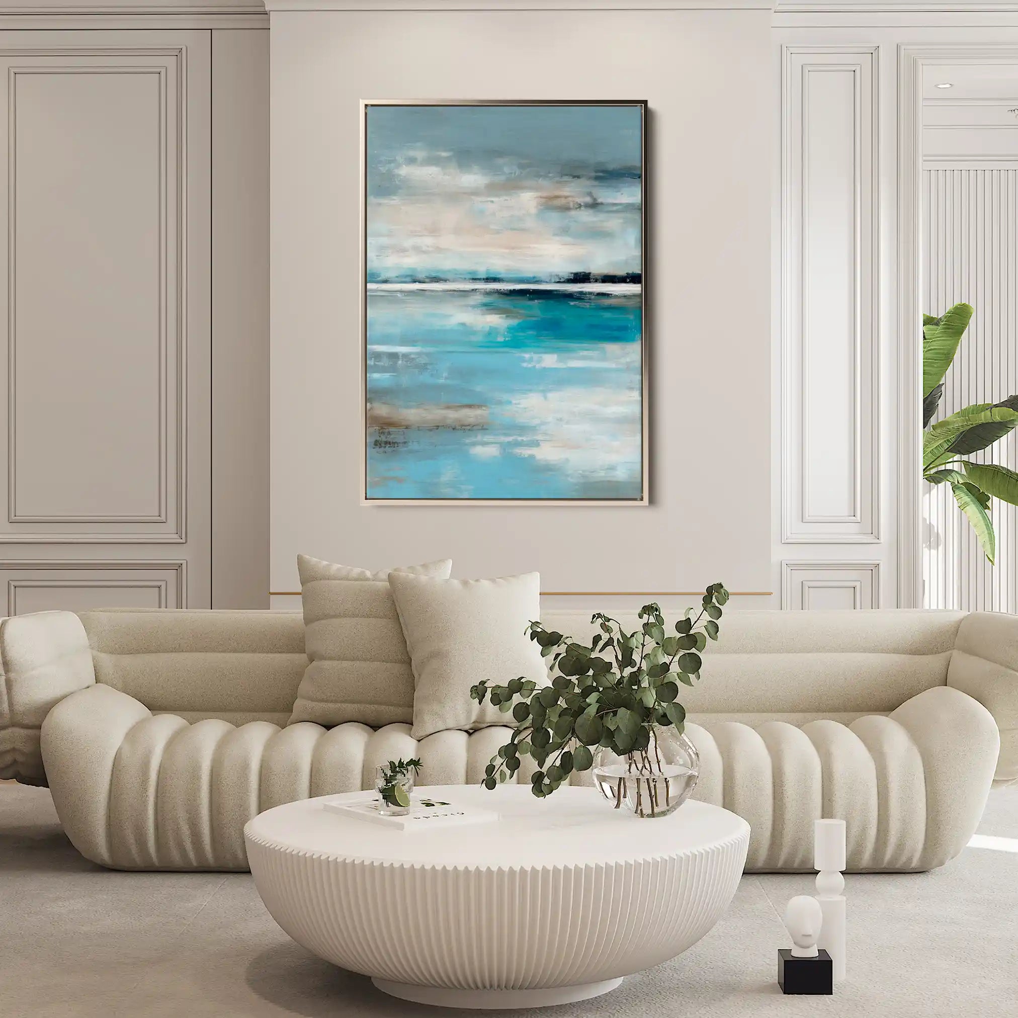 Abstract 1863 Canvas Art 60 x 40 cm / Stretched on hidden frame