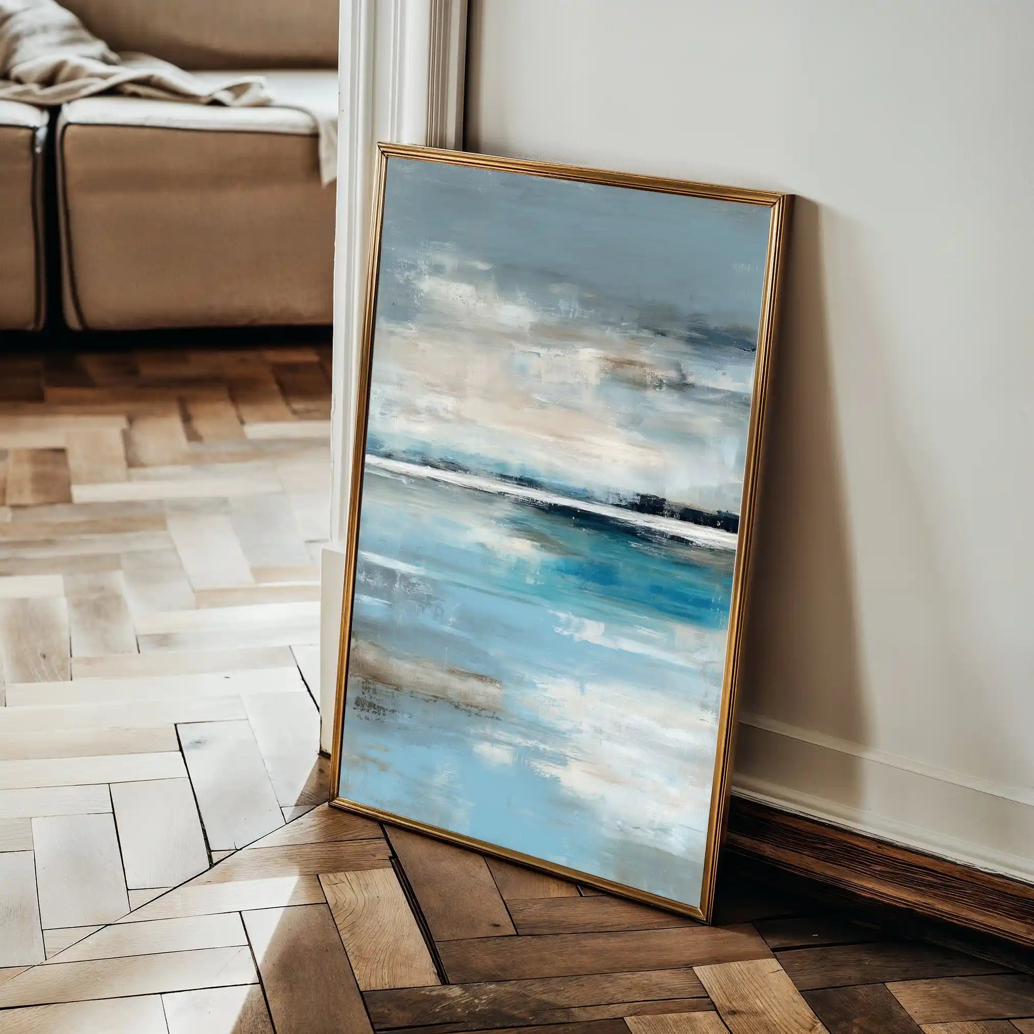 Abstract 1863 Canvas Art 60 x 40 cm / Stretched on hidden frame