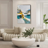Abstract 1865 Canvas Art 60 x 40 cm / Stretched on hidden frame