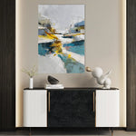 Abstract 1865 Canvas Art 60 x 40 cm / Stretched on hidden frame