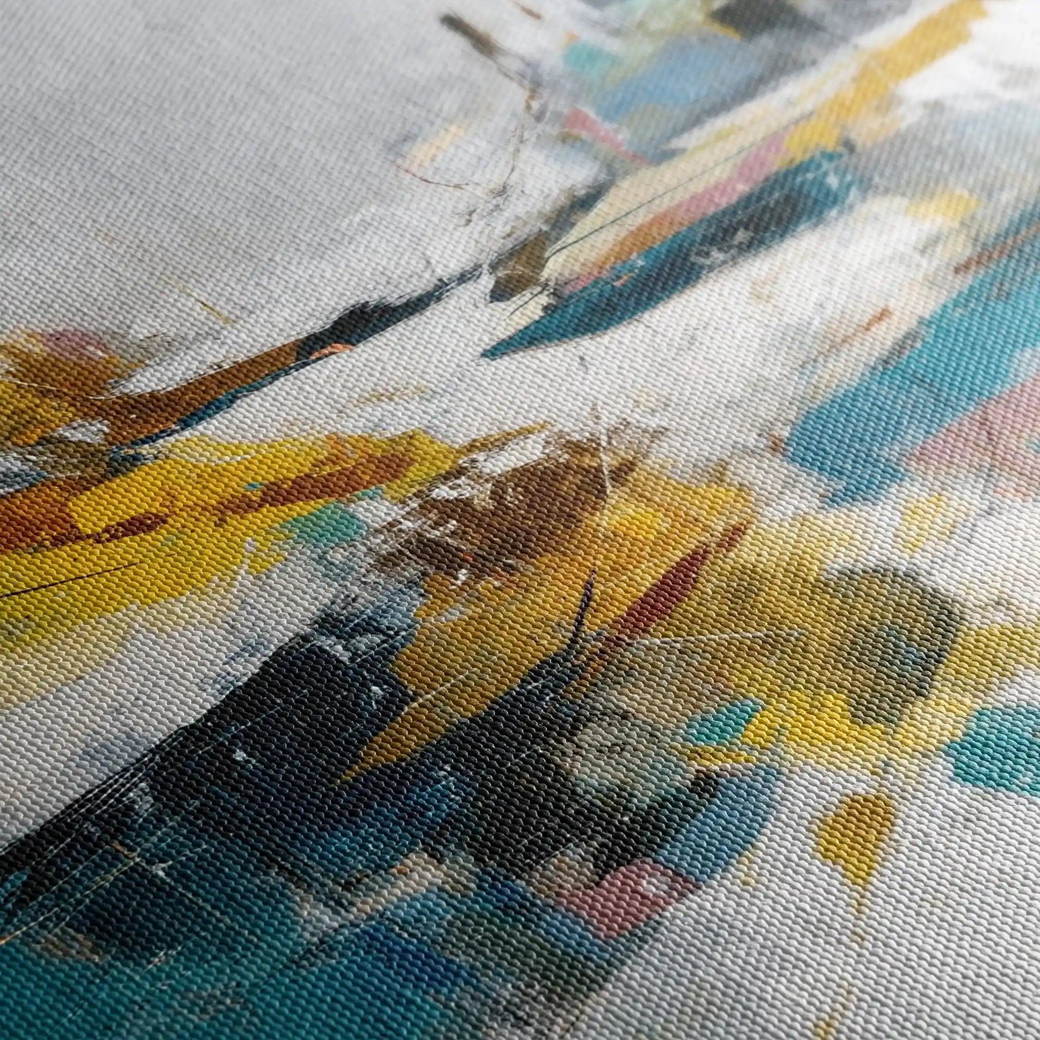 Abstract 1865 Canvas Art 60 x 40 cm / Stretched on hidden frame