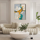 Abstract 1866 Canvas Art 60 x 40 cm / Stretched on hidden frame