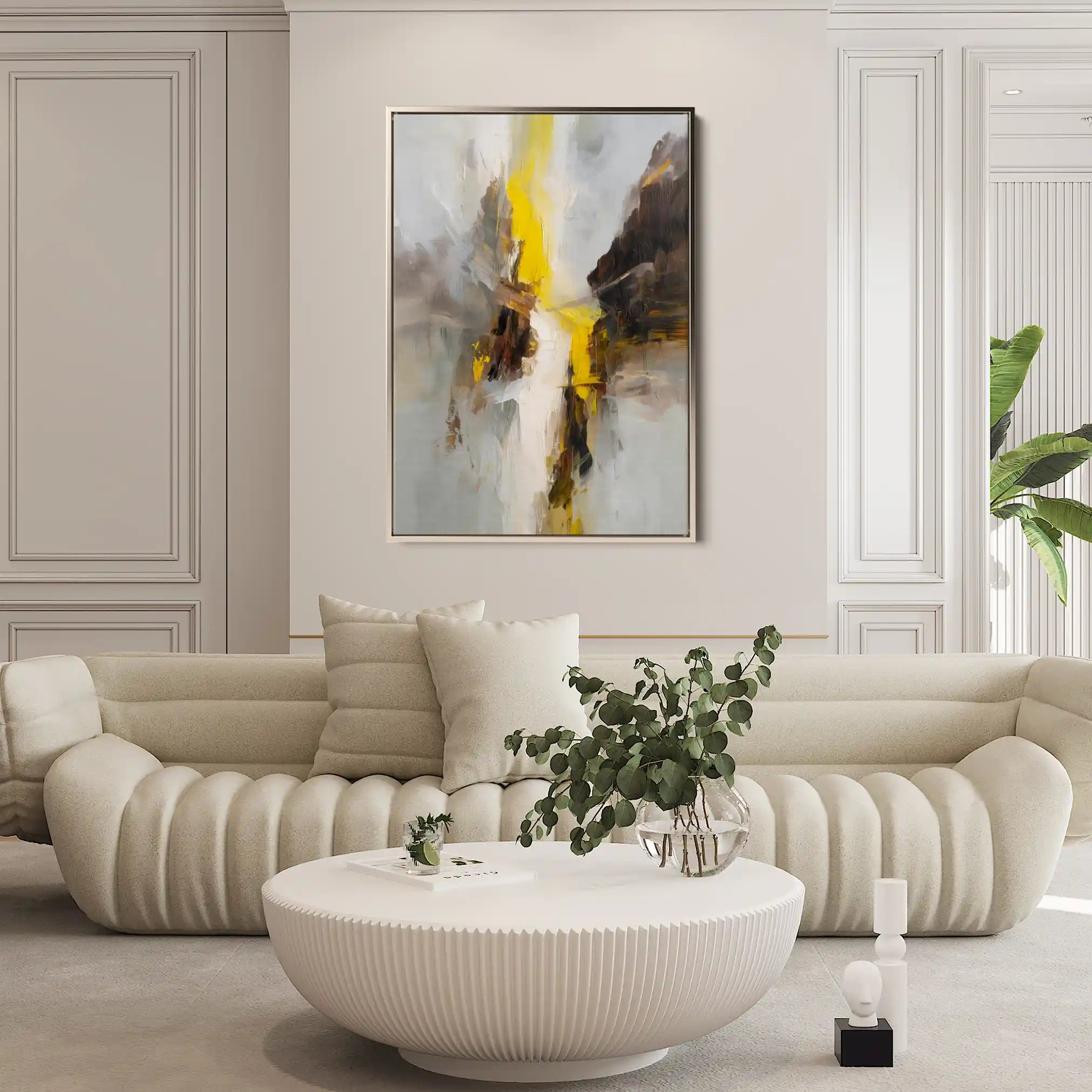 Abstract 1867 Canvas Art 60 x 40 cm / Stretched on hidden frame