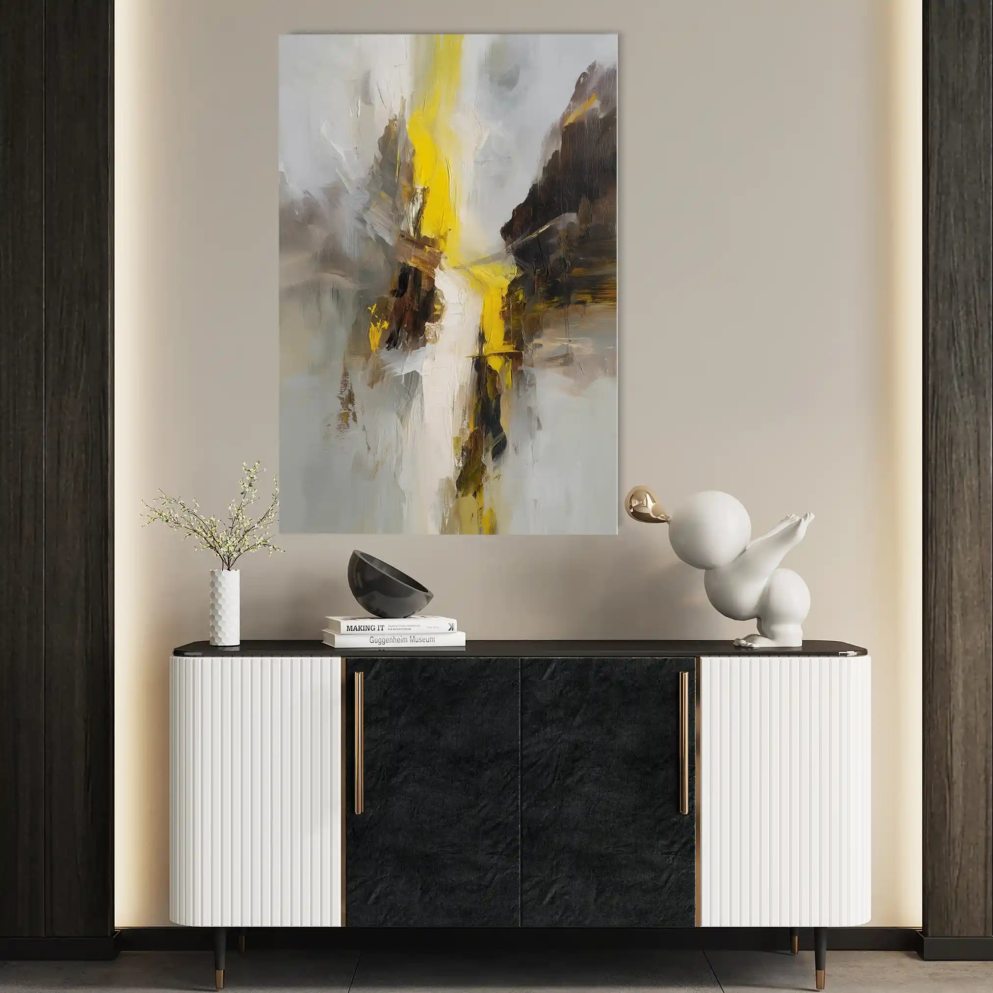 Abstract 1867 Canvas Art 60 x 40 cm / Stretched on hidden frame