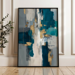 Abstract 1868 Canvas Art 60 x 40 cm / Stretched on hidden frame