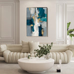 Abstract 1868 Canvas Art 60 x 40 cm / Stretched on hidden frame