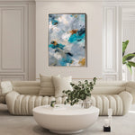 Abstract 1869 Canvas Art 60 x 40 cm / Stretched on hidden frame