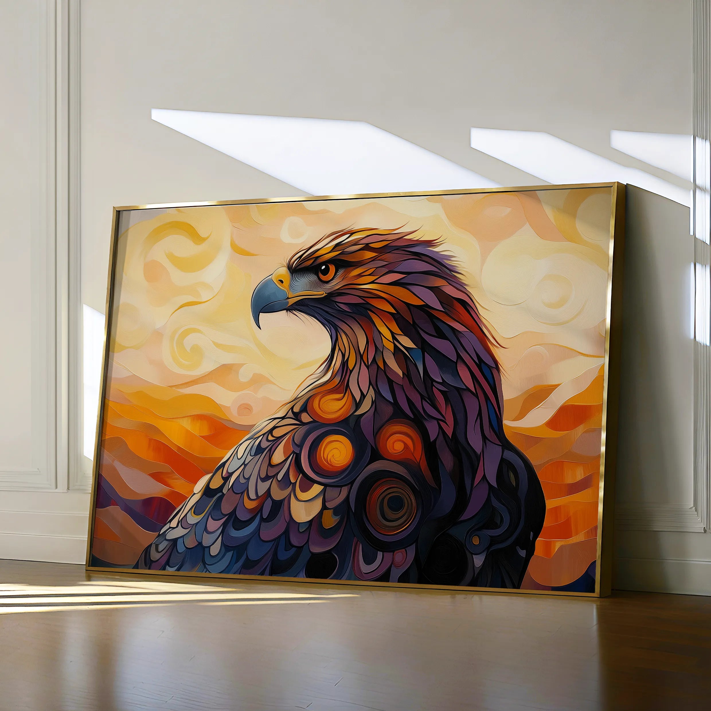 Animals Canvas Wall Art WAD187-AN 90 x 60 cm / Stretched on hidden frame