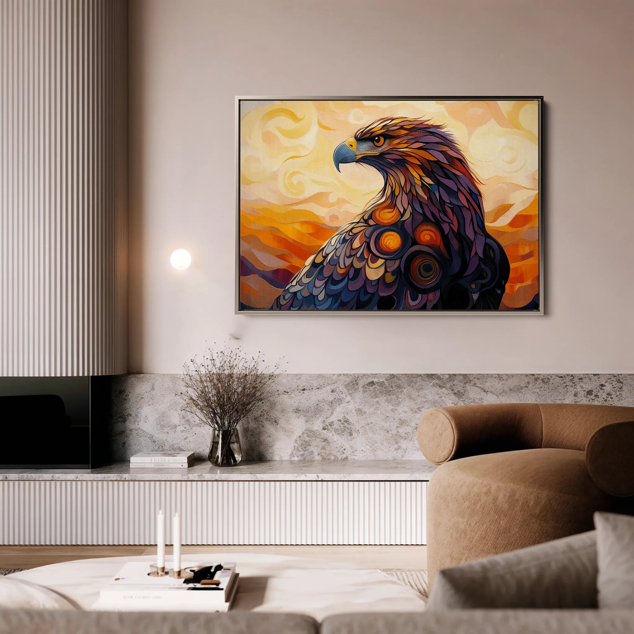 Animals Canvas Wall Art WAD187-AN 90 x 60 cm / Stretched on hidden frame