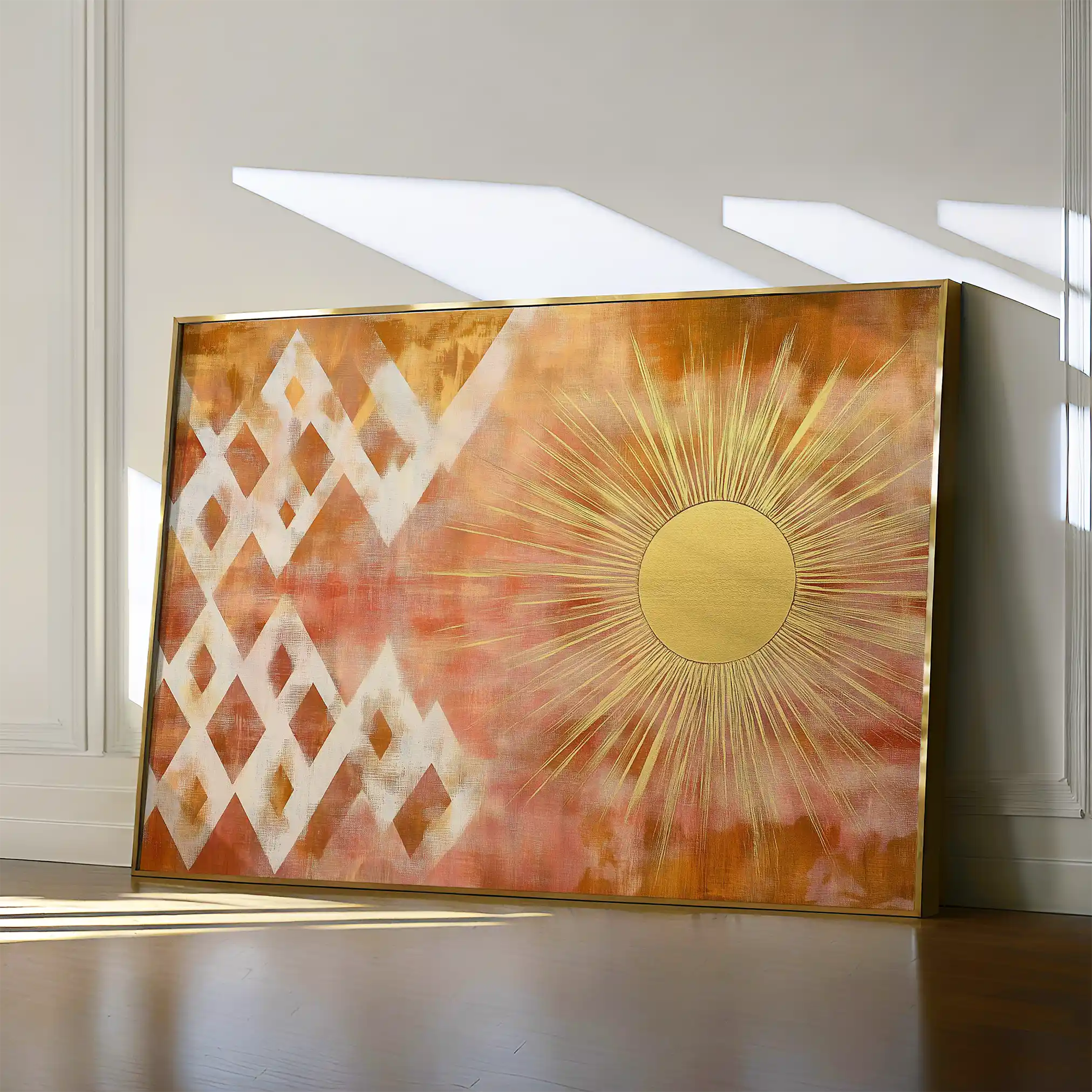 Boho 187 Canvas Art 90 x 60 cm / Stretched on hidden frame