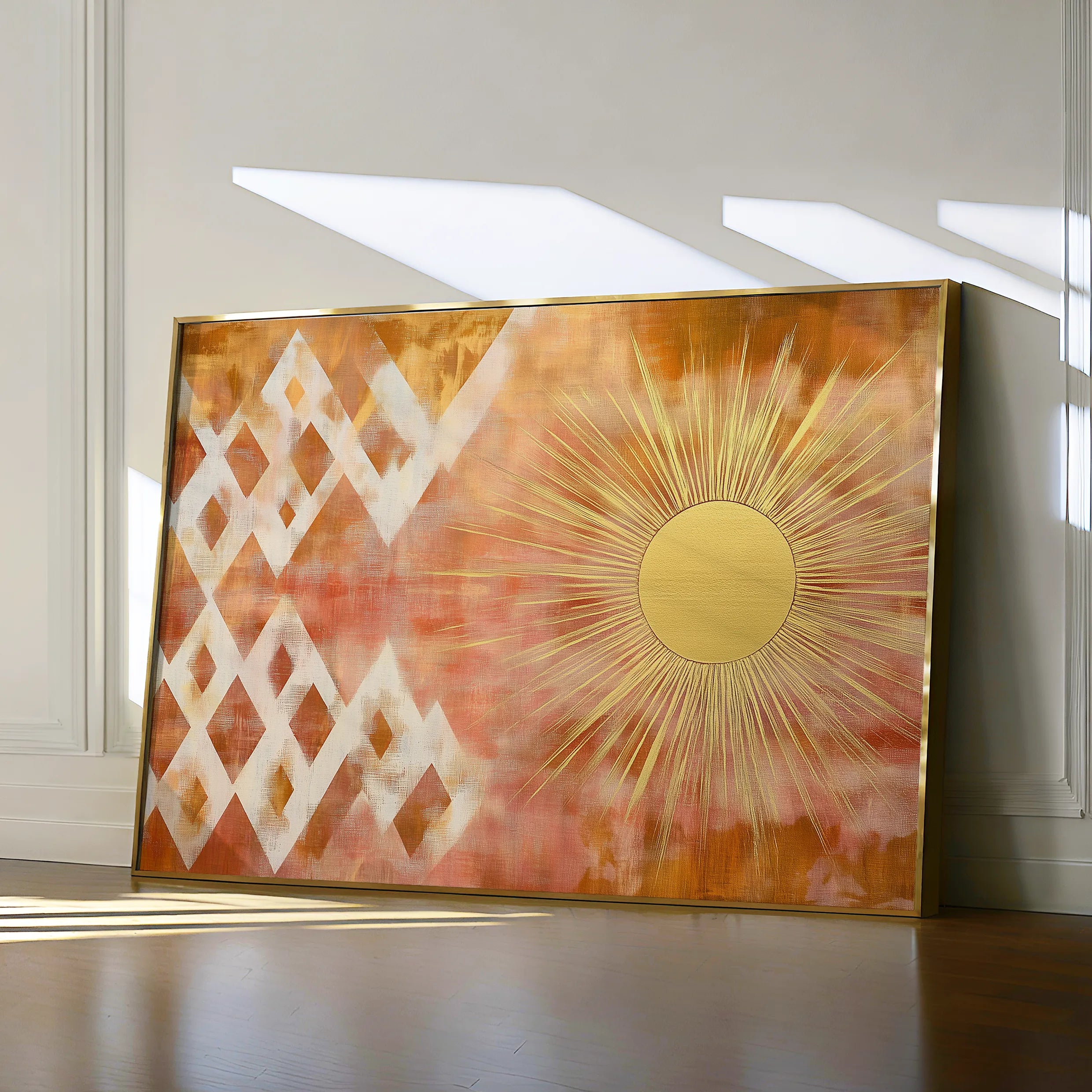 Boho Canvas Wall Art WAD187-BH 90 x 60 cm / Stretched on hidden frame