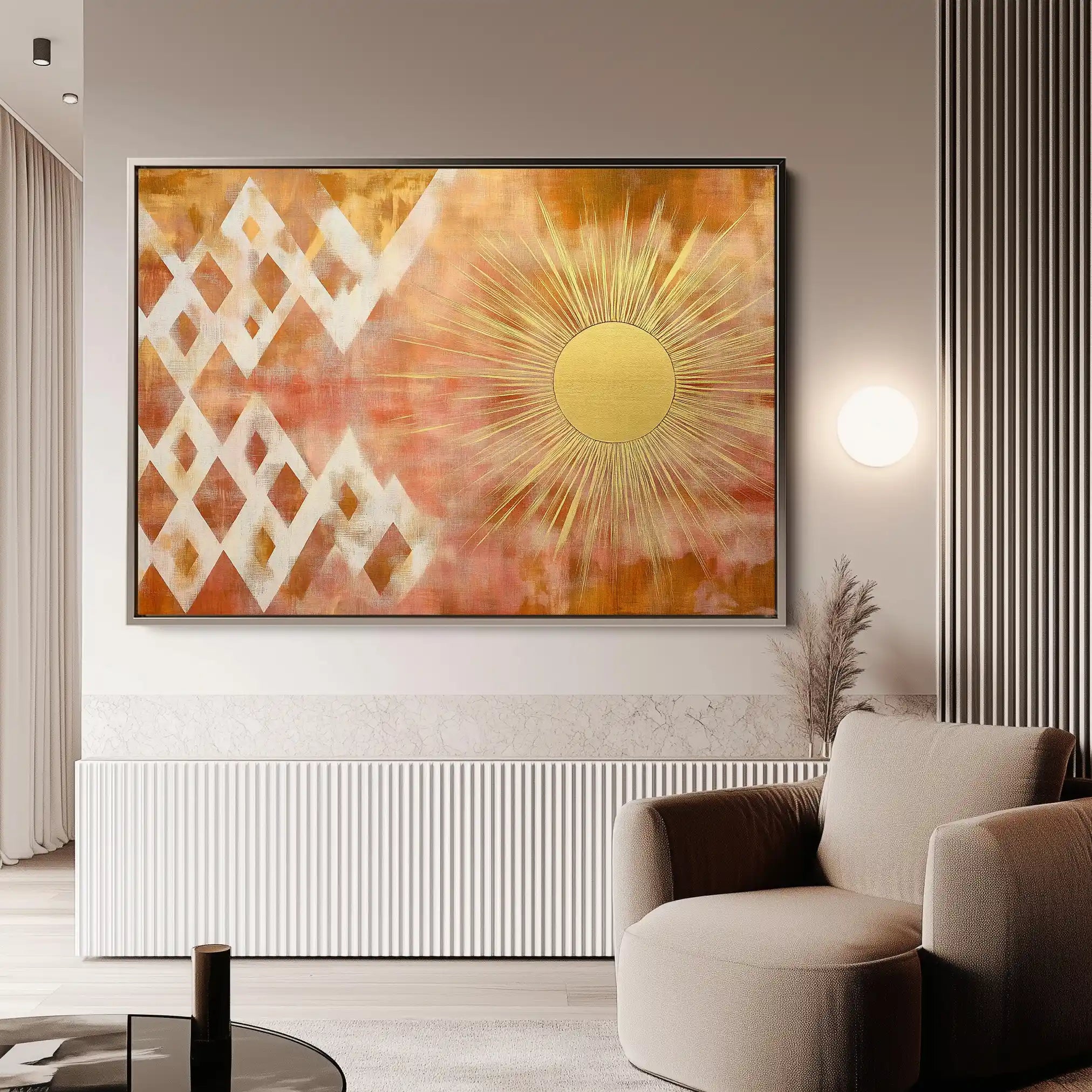 Boho 187 Canvas Art 90 x 60 cm / Stretched on hidden frame