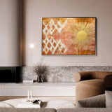 Boho 187 Canvas Art 90 x 60 cm / Stretched on hidden frame