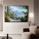 Landscape 187 Canvas Art 90 x 60 cm / Stretched on hidden frame