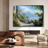Landscape 187 Canvas Art 90 x 60 cm / Stretched on hidden frame