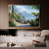 Landscape 187 Canvas Art 90 x 60 cm / Stretched on hidden frame