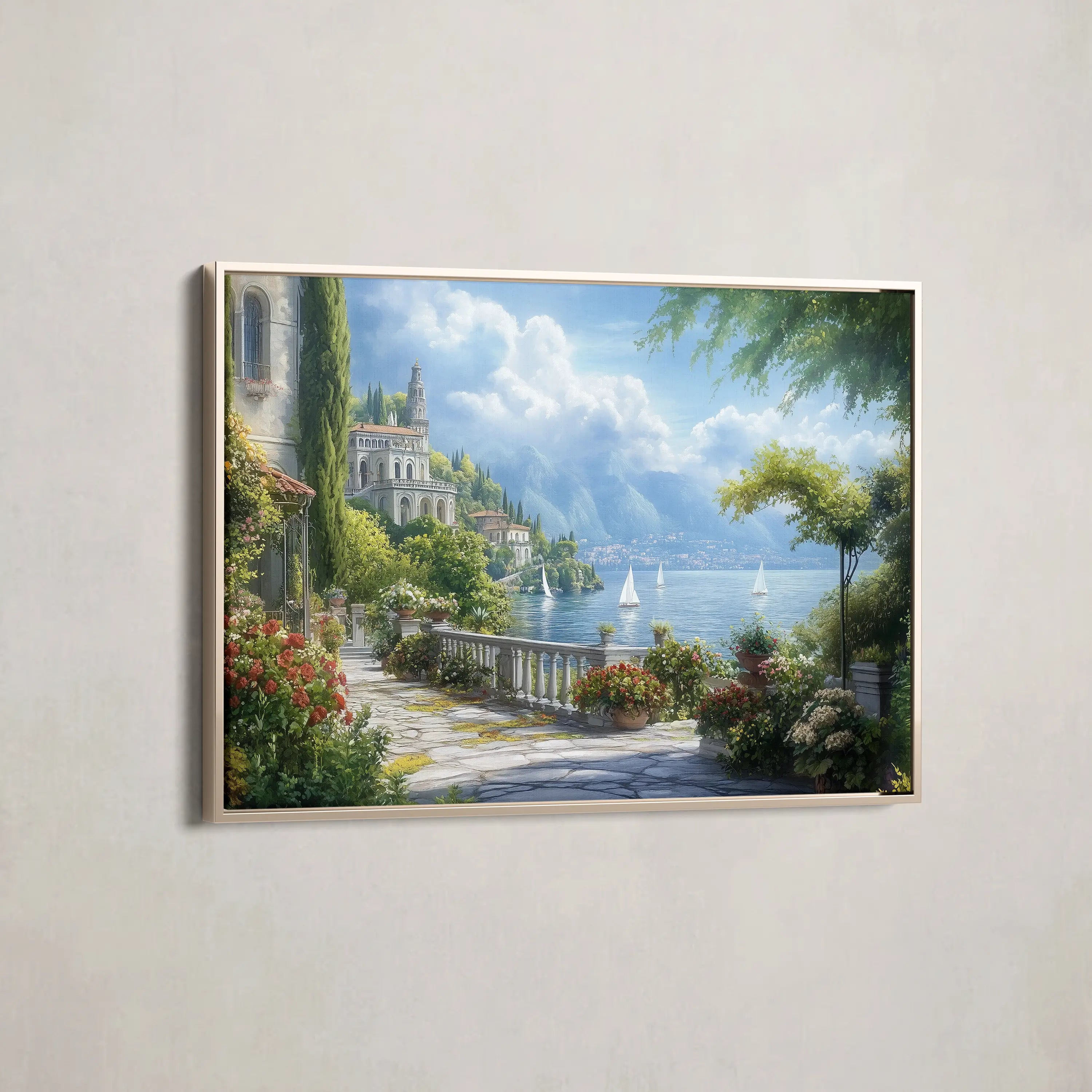 Landscape Canvas Wall Art WAD187-L 90 x 60 cm / Stretched on hidden frame