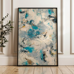 Abstract 1870 Canvas Art 60 x 40 cm / Stretched on hidden frame